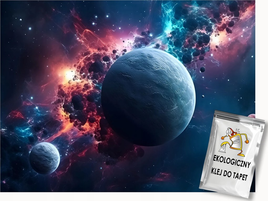 Fotótapéta Flizelina Kozmosz Univerzum Bolygó Galaxis 250x175 ragasztó