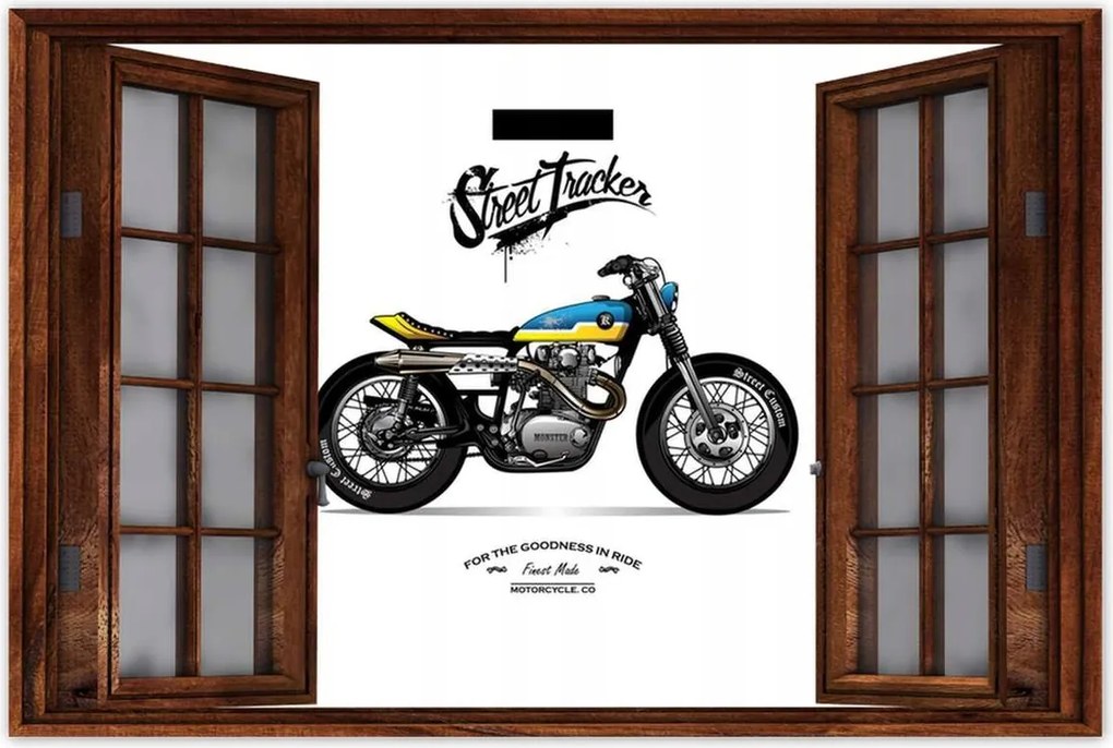 Poszterek 90x60 Motorkerékpár Antik Vintage