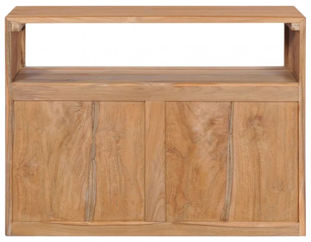 tömör tíkfa tálalószekrény 80 x 30 x 60 cm