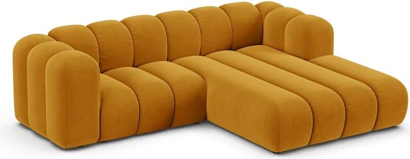 Sárga sarokkanapé (jobb oldali) Lupine – Micadoni Home