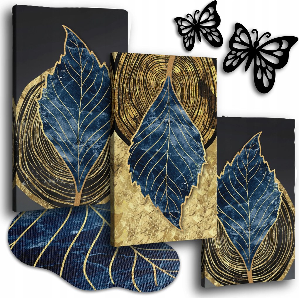 Vászonkép Levelek 120x50 cm Konyhai Festmények Modern Art