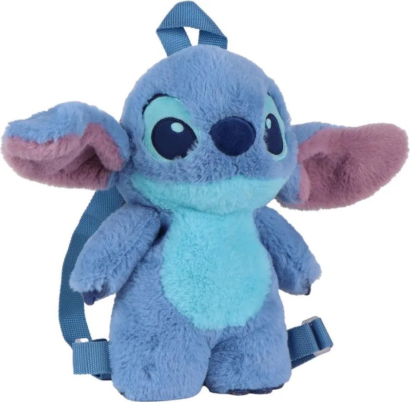 Disney Lilo és Stitch, A csillagkutya Blue Alien plüss hátizsák, táska 30 cm