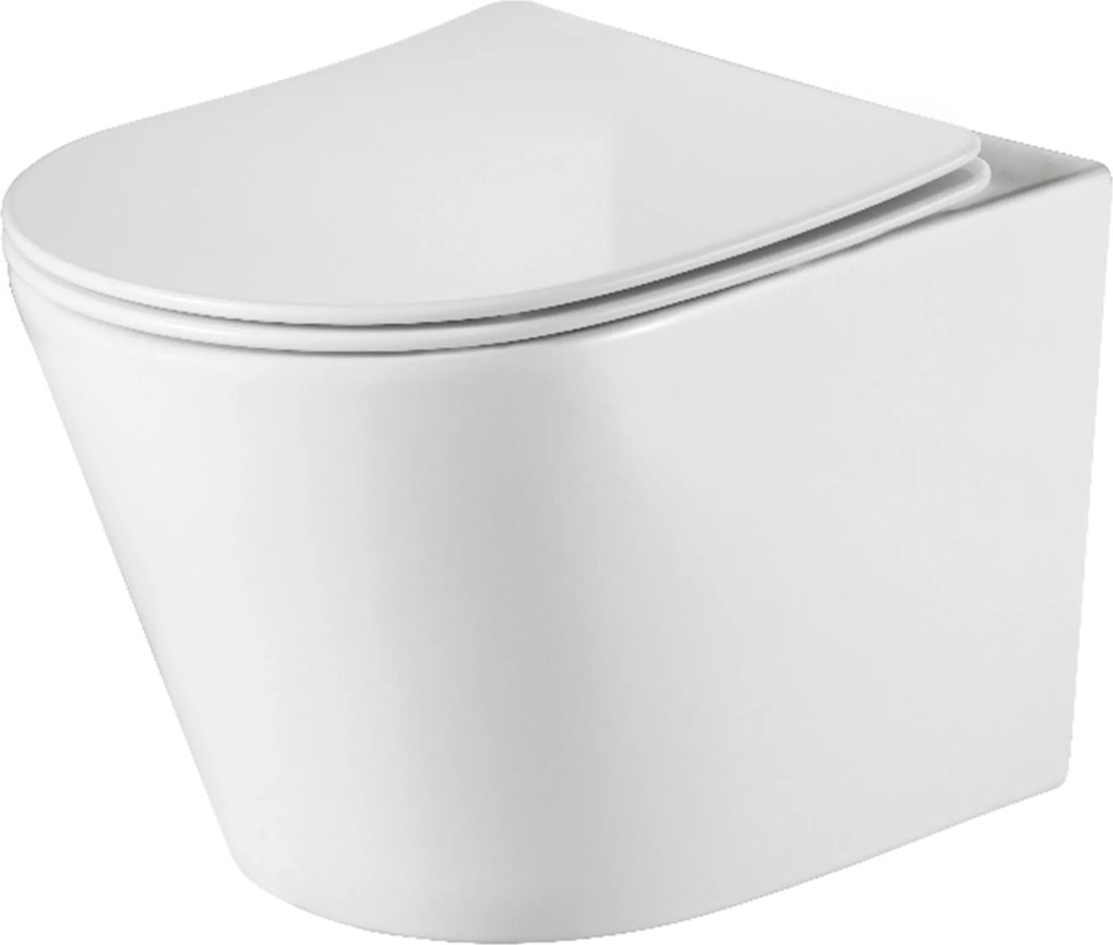 Wc Tál Fehér Lógó Gallér Nélküli Rimless Deszka Rome Szett