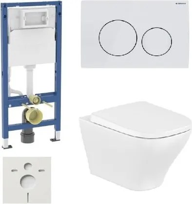 Fali WC szett Roca Optica előtétfalas szereléshez SIKOGSROOPT