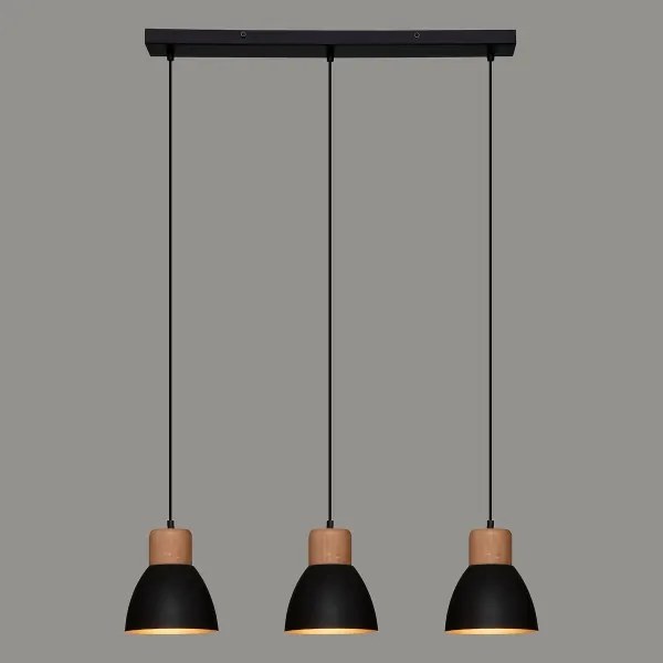 Atmosphera - Csillár zsinóron DESY 1xE27/40W/230V fenyő