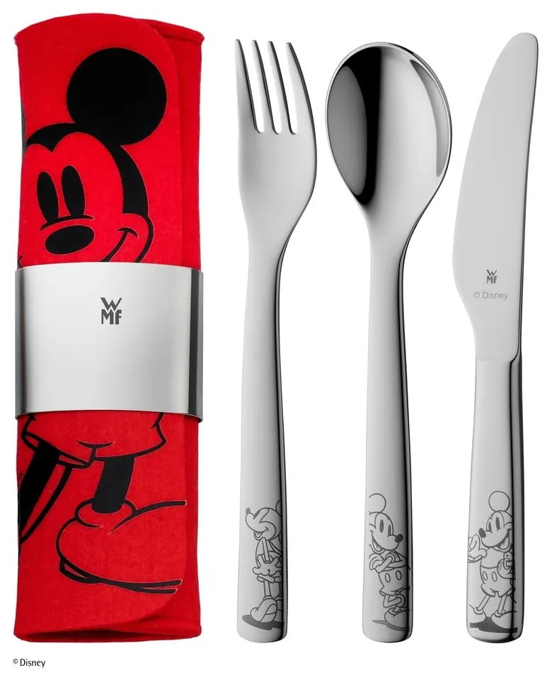 Mickey Mouse 3 db-os gyerek evőeszköz készlet - WMF
