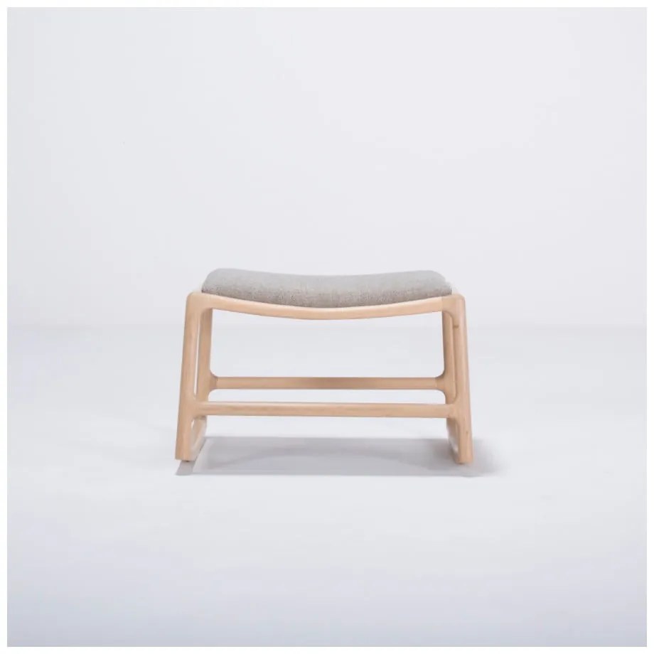 Dedo tölgyfa zsámoly szürke szövet ülőrésszel - Gazzda