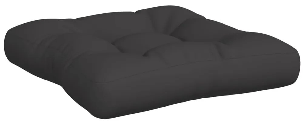 3 db fekete szövet raklappárna