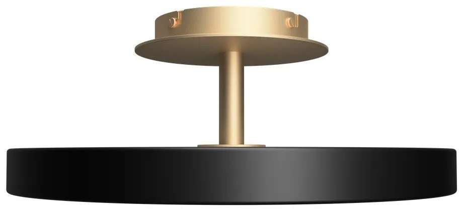 Fekete LED mennyezeti lámpa fém búrával ø 43 cm Asteria Up – UMAGE