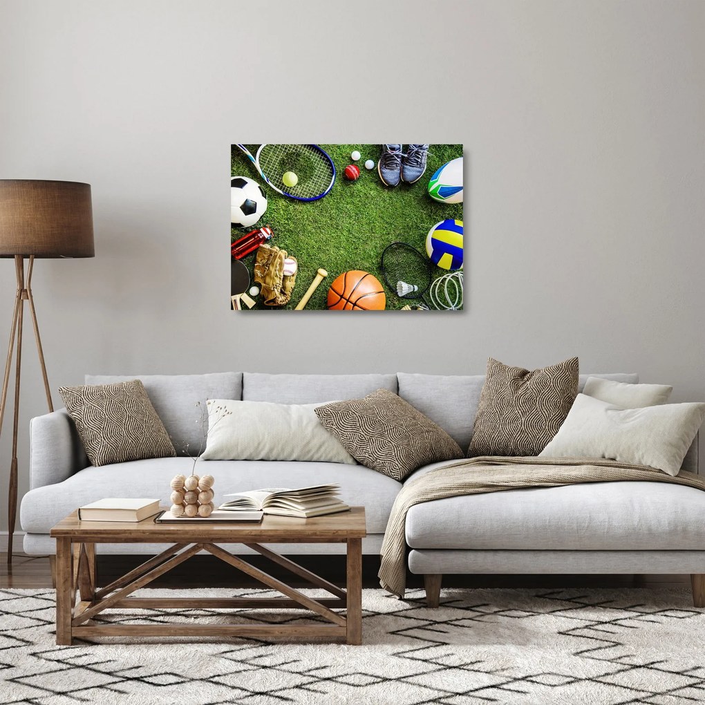 Üveg kép - Sport (70x50 cm)