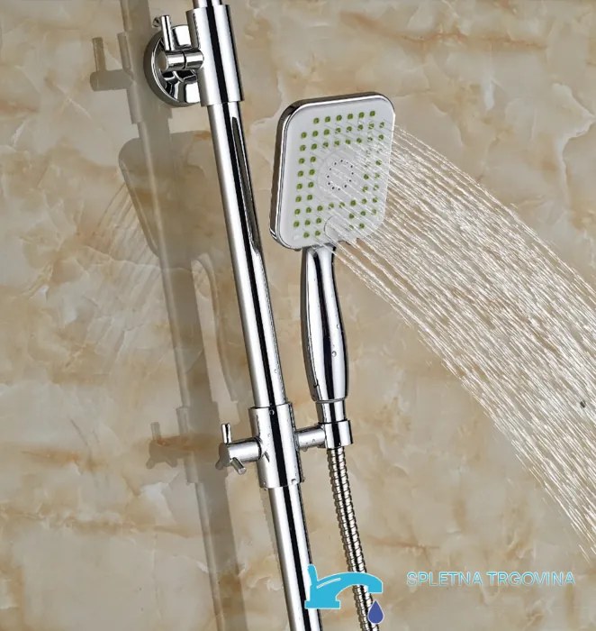 Zuhanypanel EYN NT96245 falon kívüli kivitelben, króm felülettel