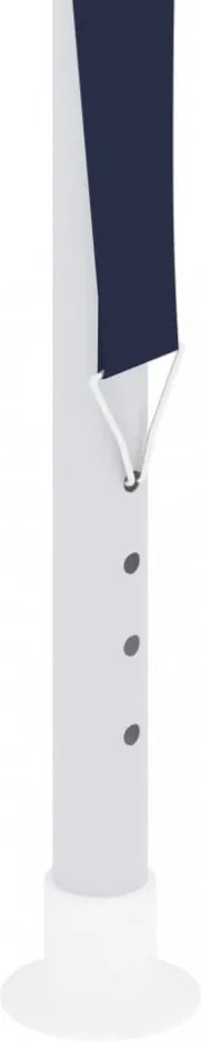 kék rendezvénysátor oldalfalakkal 2,5 x 2,5 m 90 g/m²