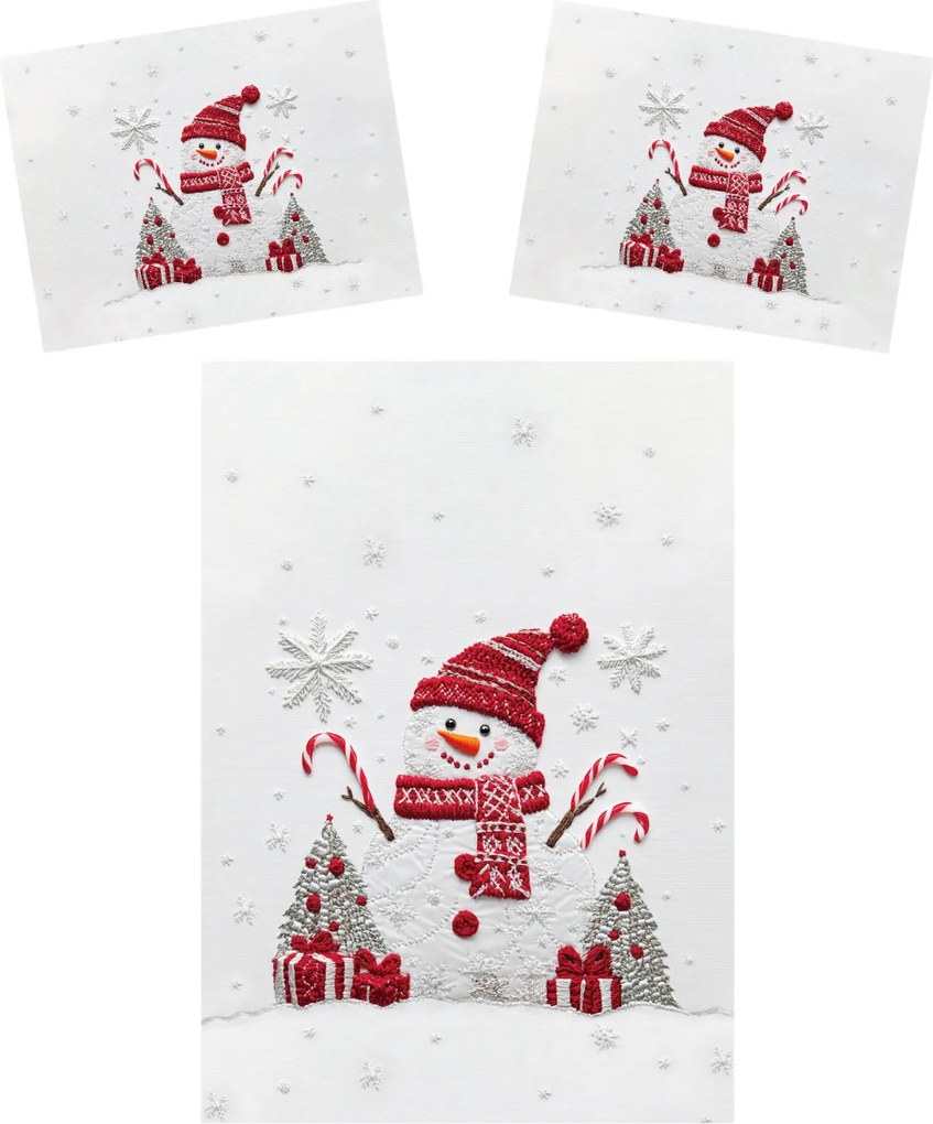 3D mikroszálas ágyneműhuzat CANDY FROST színes Ágyneműhuzat mérete: 70 x 90 cm | 140 x 200 cm