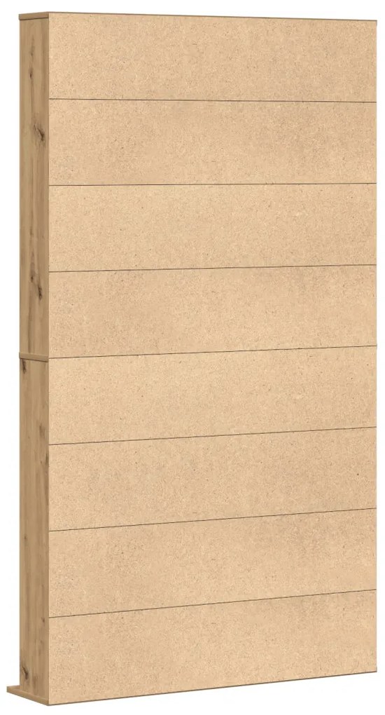 CD Szekrény Artisan Tölgyből - 101x23x177.5 cm Mérnöki Fából