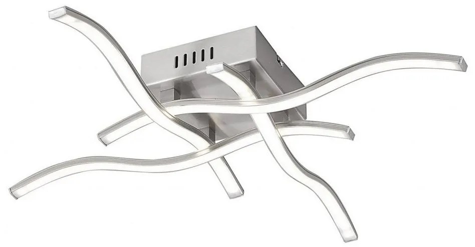 Leuchten Direkt 15131-55 - LED Felületre szerelhető csillár WAWE 4xLED/4,6W/230V matt króm