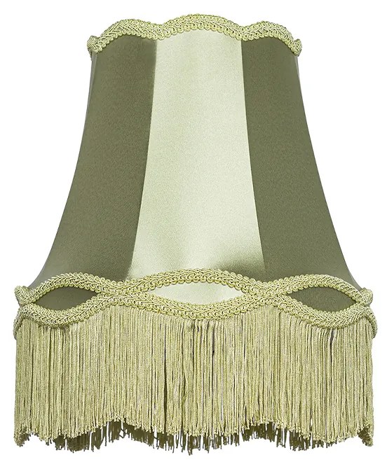 Szövet lámpabúra zöld 30 cm - Granny
