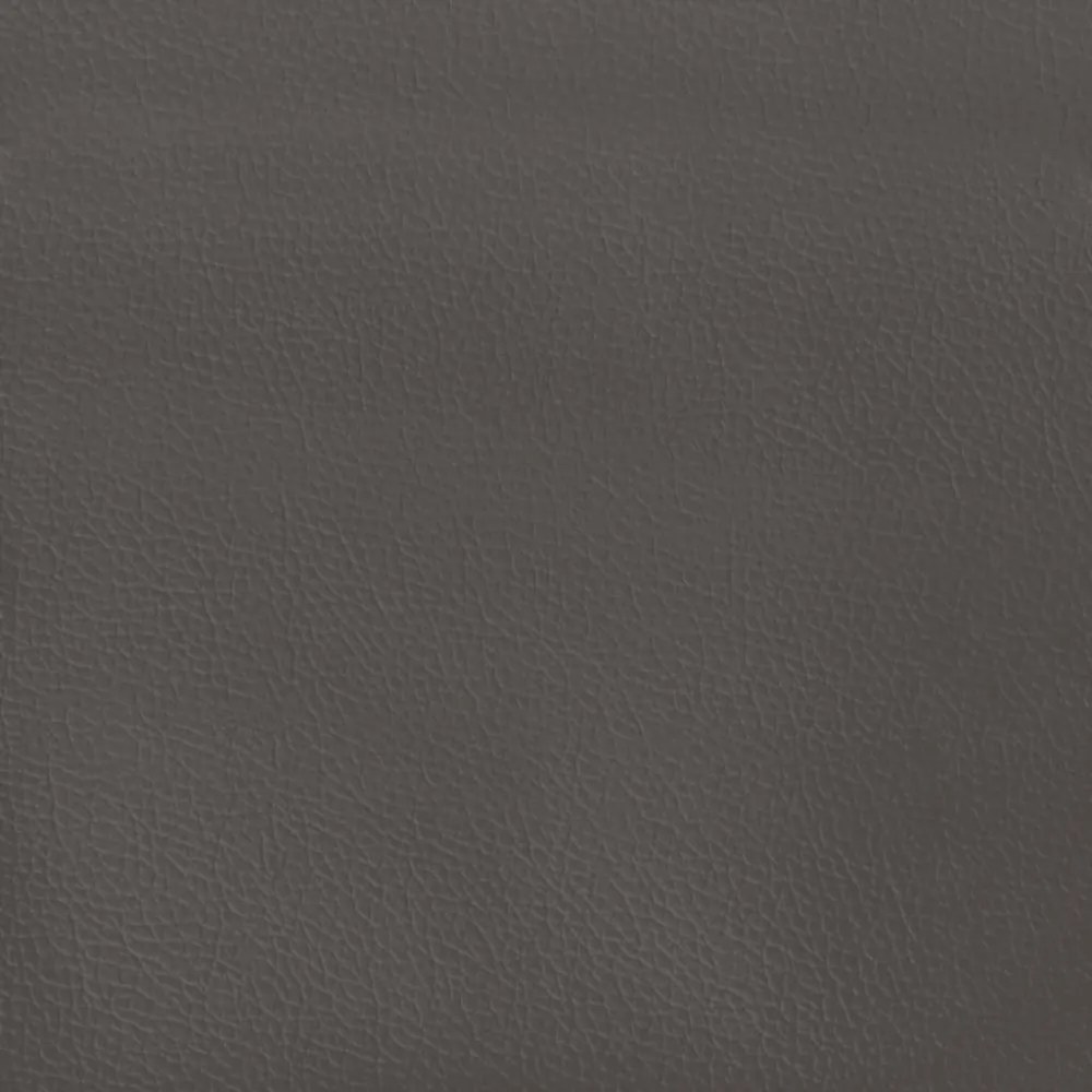 szürke műbőr ágykeret 140x200 cm