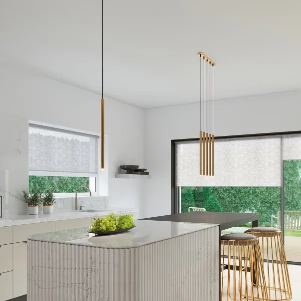 Brilagi - LED Csillár zsinóron DRIFA 1xG9/4W/230V arany