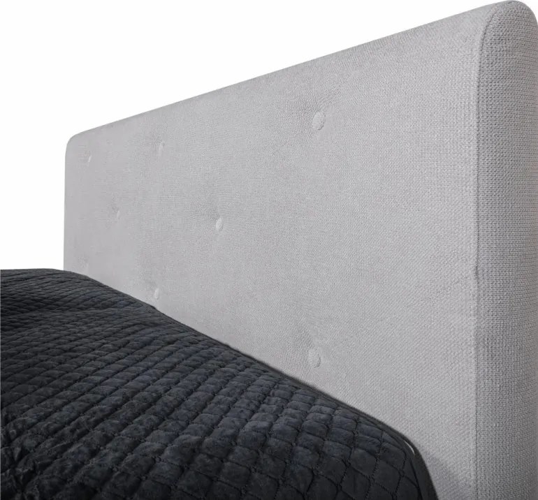 PULSAR kárpitozott ágy + rácsos rács + matrac EMI