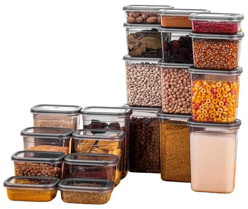 Élelmiszertartó doboz szett 20 db-os Fresco – Hermia