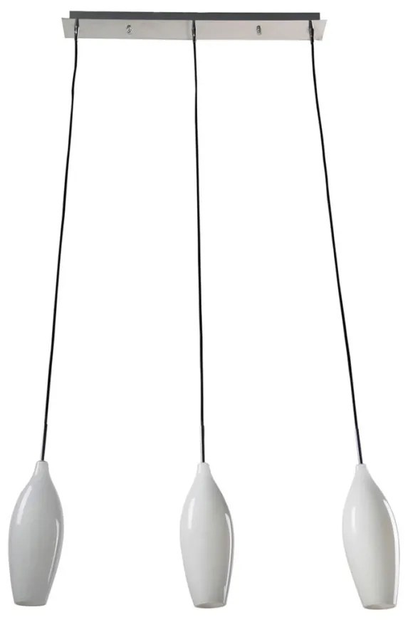 ZUMA LINE MD2101B-3W CHAMPAGNE Többágú Függesztett Lámpa Fehér E14 IP20