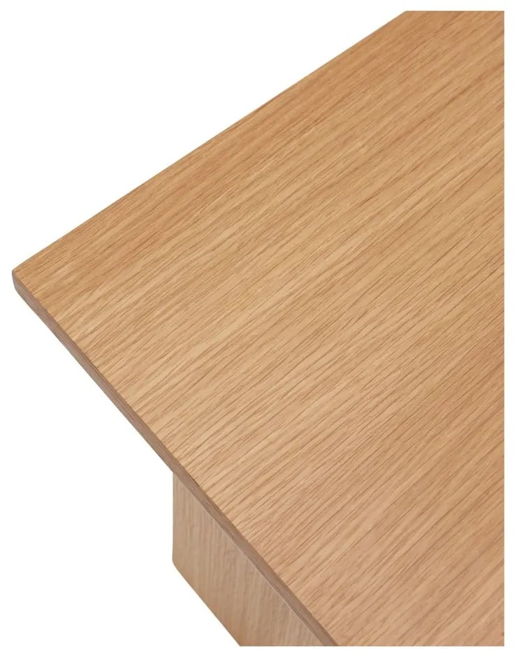 Tárolóasztal tölgyfa dekorral 35x35 cm Straight – Hübsch