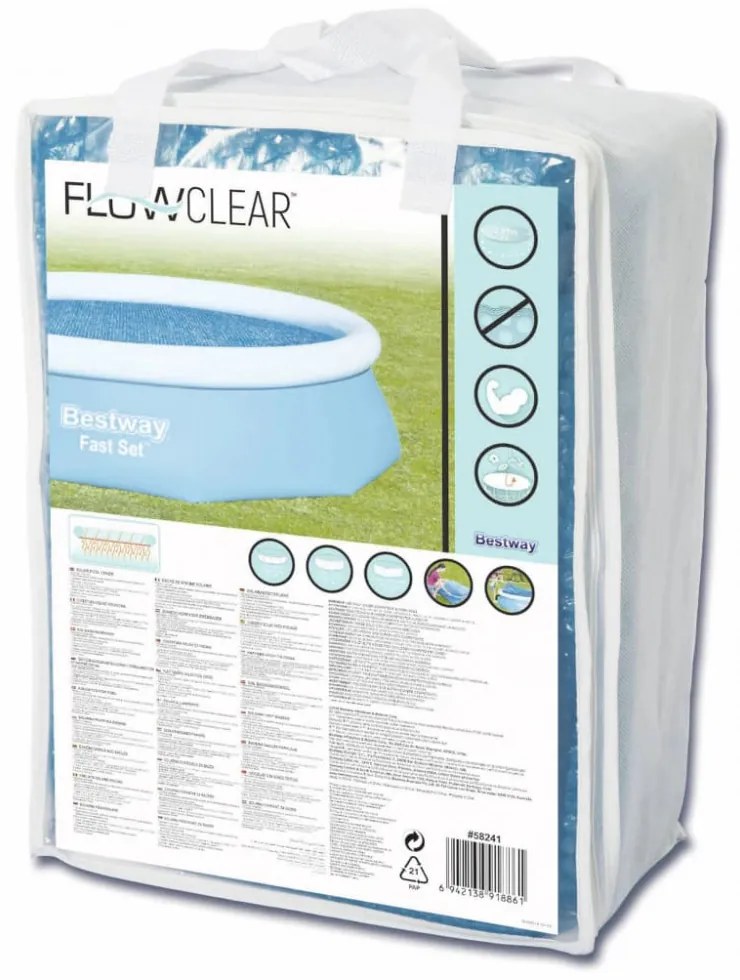 Bestway Flowclear szolár medencetakaró 305 cm