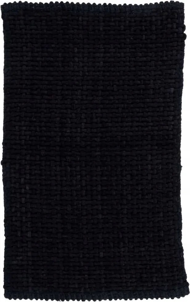 Fürdőszobaszőnyeg Belvedere fonott fekete 60x100cm