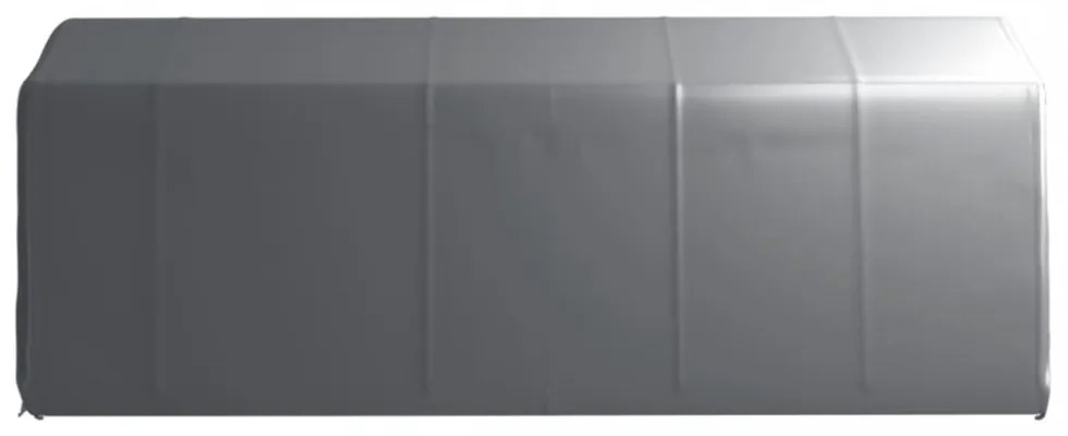 szürke acél tárolósátor 300 x 600 cm