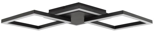 Brilliant - LED mennyezeti lámpa JORVIC LED/21W/230V 28x61,5 cm fekete