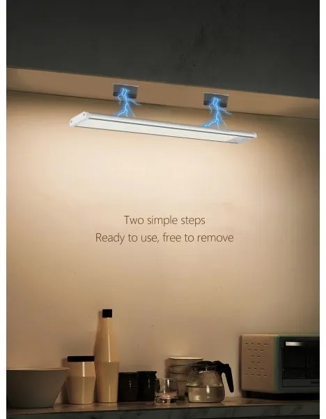 LED Pultmegvilágító CABINET-4 PIR érzékelővel LED/1,5W/230V 1100mAh 4000K