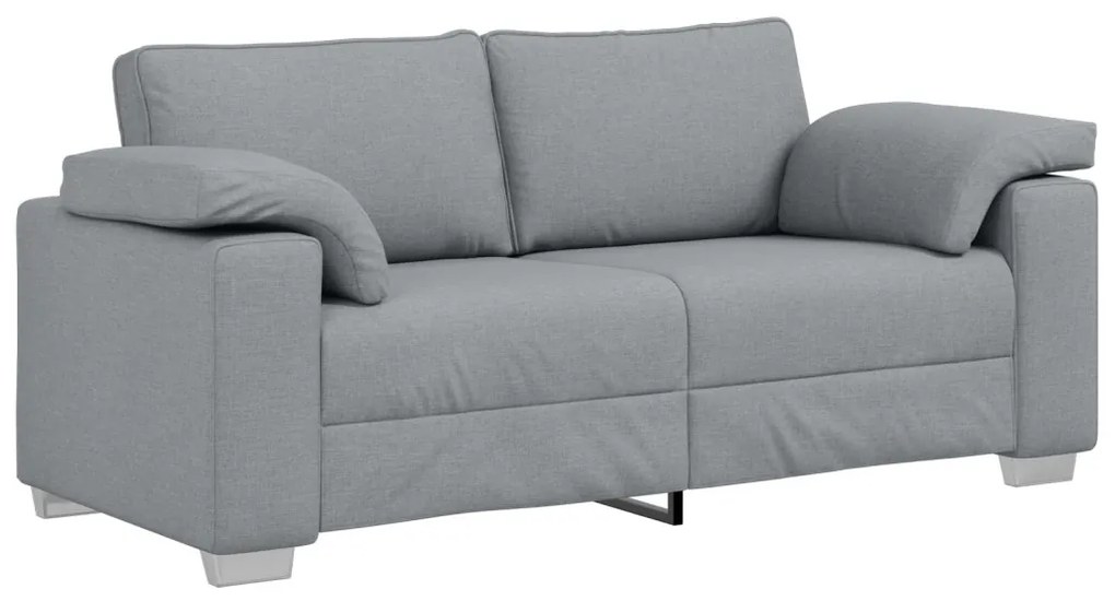 Kanapé párnával Világosszürke 180 x 77 x 82 cm szövet