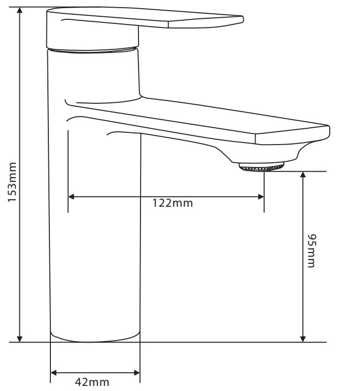 Mexen Zero R40 fürdőszett, fekete, 71103R40-70