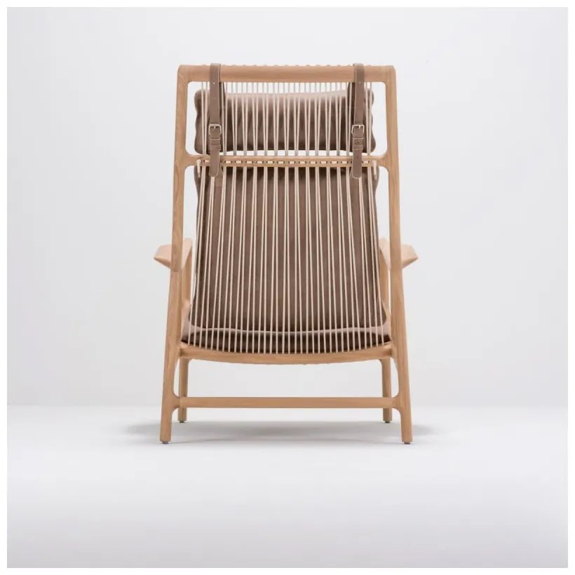 Dedo fotel tömör tölgyfa konstrukcióval, barna bivalybőr ülőpárnával - Gazzda