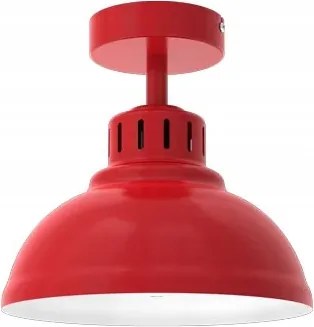 Luminex Ipari Mennyezeti Lámpa Sven Piros E27 15W IP20