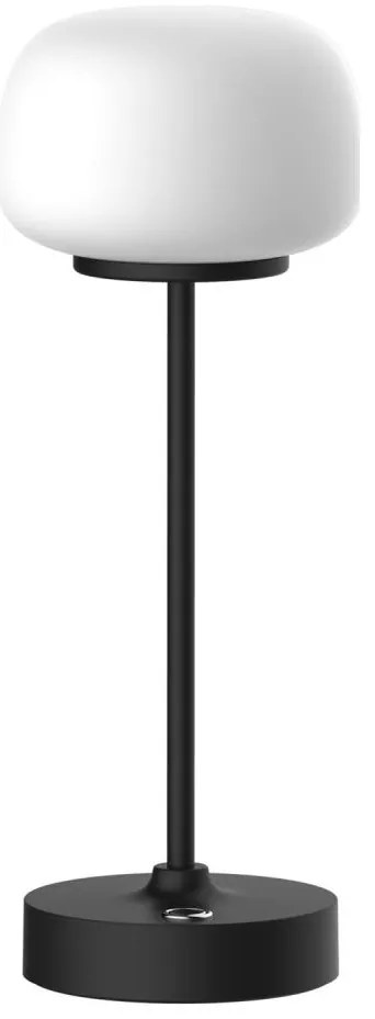 LED Dimmelhető érintős asztali lámpa RIMINI LED/2W/5V USB 2000 mAh fekete/fehér