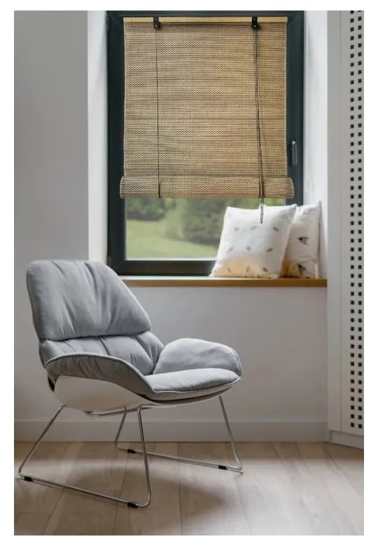 Natúr színű bambusz roló 60x160 cm Lyra – Gardinia