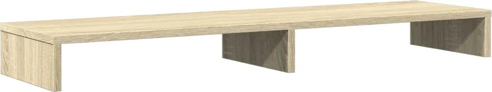 vidaXL sonoma tölgy színű szerelt fa monitorállvány 100 x 27 x 10 cm