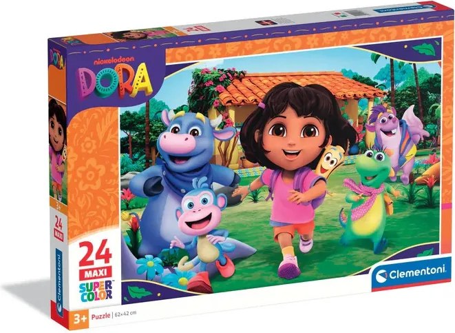 Dóra, a felfedező Adventure 24 db-os maxi puzzle Clementoni