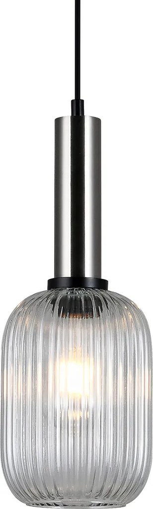 Italux glamour modern függeszték antiola nikkel átlátszó itxpnd-5588-1m-sccl
