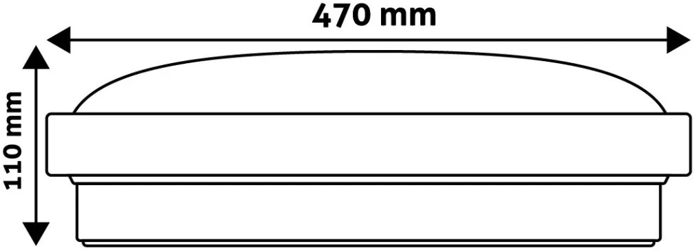 Avide LED Mennyezeti Lámpa Pandora-CCT (Alu) 48W (24+24) Távirányítóval