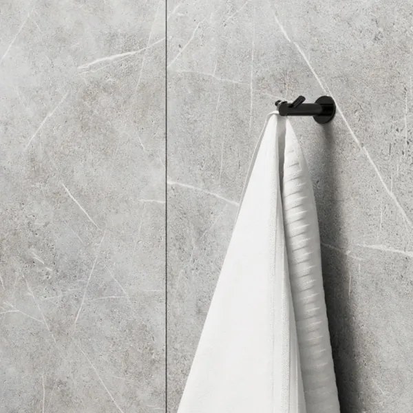 OMNIRES MP60120BL - Fali kampó MODERN PROJECT matt fekete