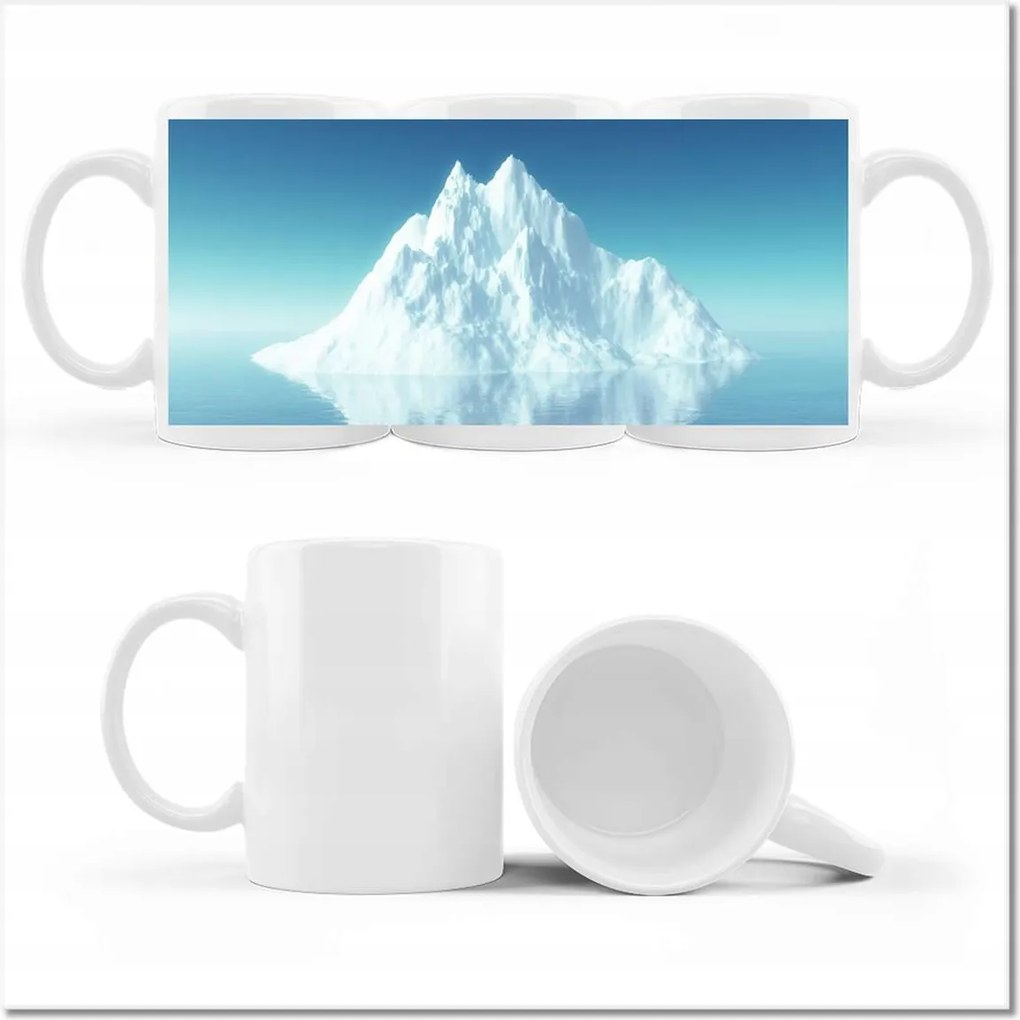 Jéghegy mintás bögre