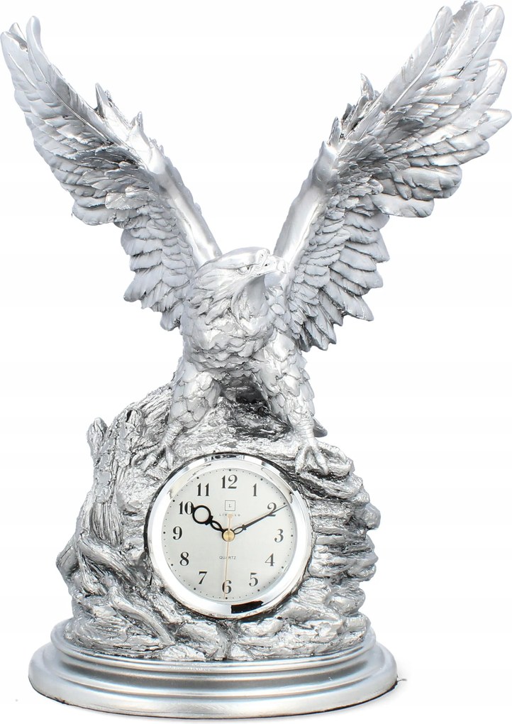 Kandallóóra ezüst Livello Sas luxus ezüst palota dekoráció