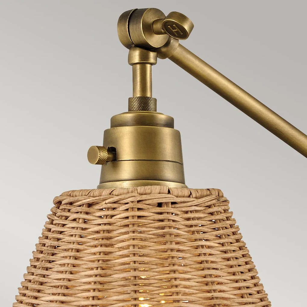 Hinkley lighting boho fali lámpa arti sárgaréz fa elshk-arti-1w-hb-nr