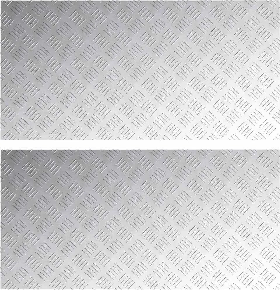 vidaXL Lépcsőfok Négyszögletes 2 pcs Ezüst 100 x 50 cm Alumínium