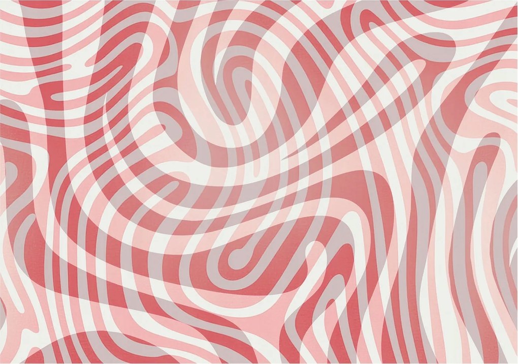 Flizelin fotótapéta Flizelin Design Hullámos vonalak 208x146 Ragasztó