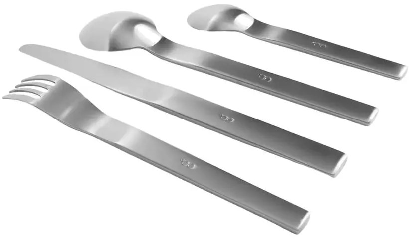 Ezüstszínű rozsdamentes acél evőeszköz készlet 24 db-os Boldi – FABINI