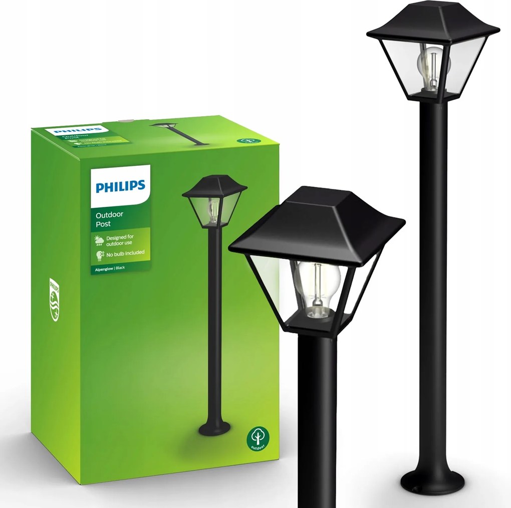 LED-es kerti lámpa Kültéri Philips Alpenglow E27 Álló Oszlop 90cm