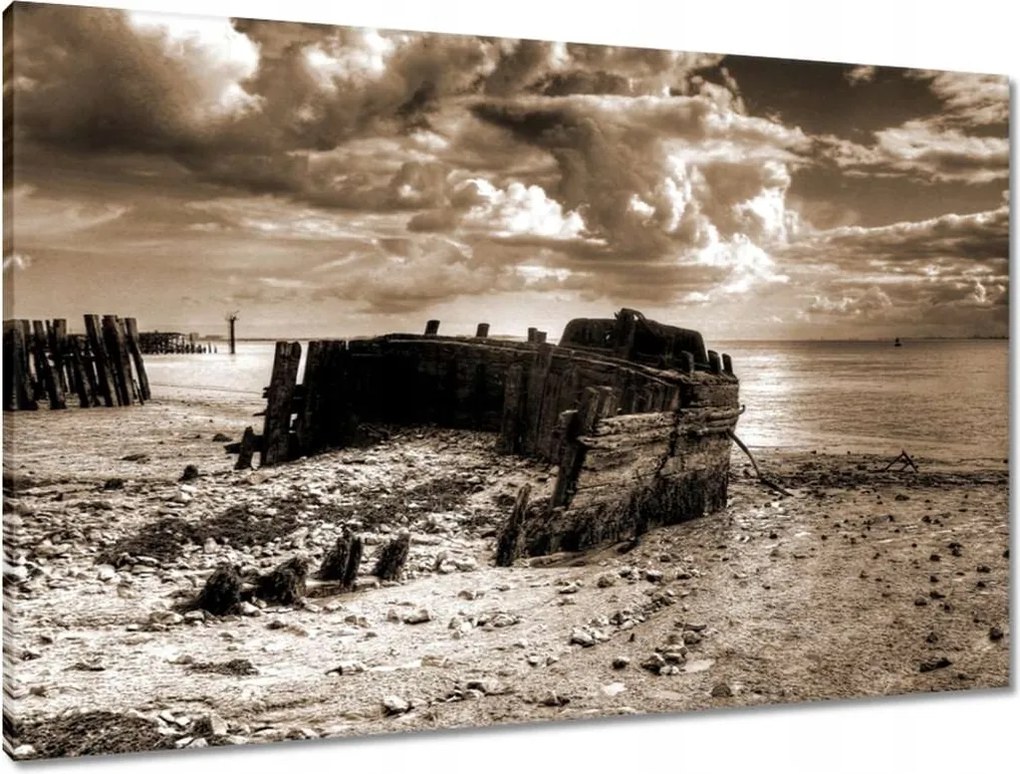 Vászonkép 90x60 Halászcsónak fotó